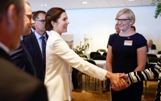 H.K.H. Kronprinsesse Mary og H.K.H. Prins Daniel besøgt KR på Livable Scandinavia